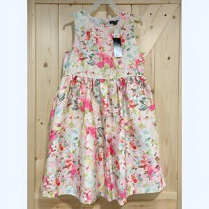 5/$20 NEW 12 Girls Lined Floral Dress w/ Pockets